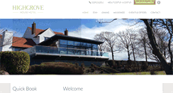 Desktop Screenshot of highgrovehouse.co.uk