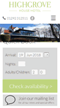 Mobile Screenshot of highgrovehouse.co.uk